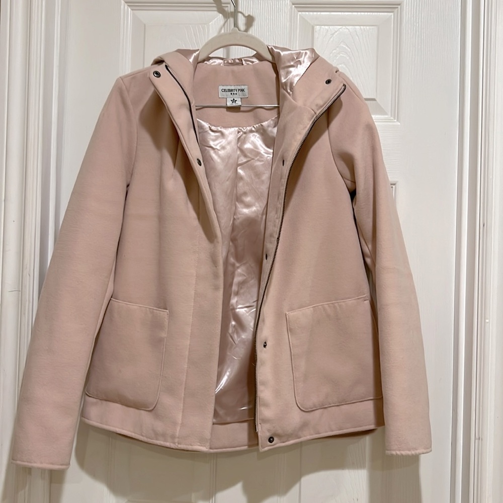 Celebrity Pink Coat